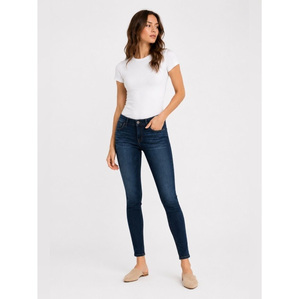 Lucky Brand Brooke Legging Jeans Mid Rise Skinny Dark Wash Stretch Denim 8/29